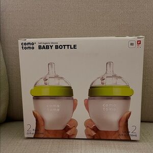 Comotomo Baby Bottle 2-Pack - Green